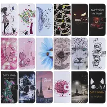 Для iPhone 11 Pro Max милый кожаный чехол-книжка для apple X XS XR 8 7 6 6S Plus 5 5S SE кошелек с подставкой и отделением для карт P06F