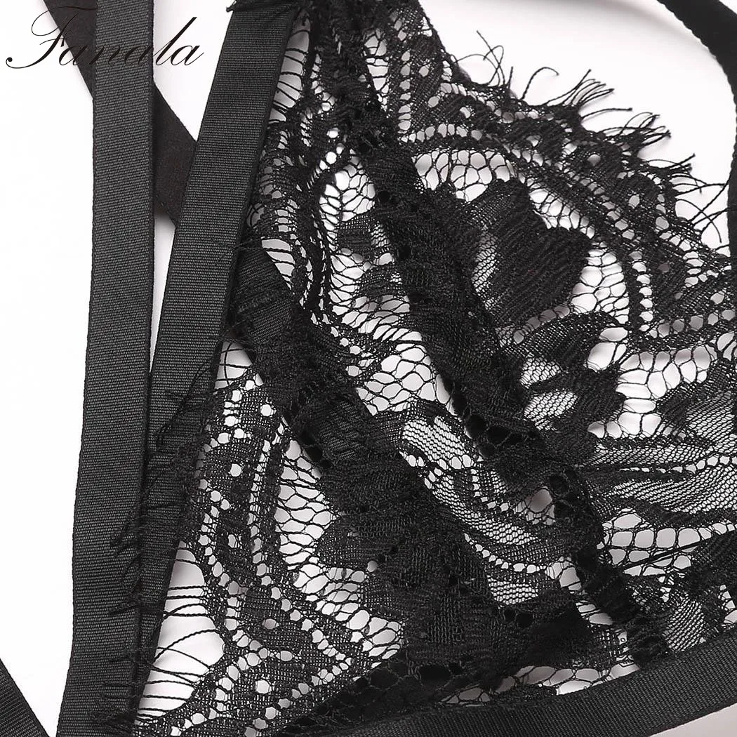 Короткой бахромой Холтер Lace Bralette Pestanas flecos cabestro encaje bralette N3020|bralette encaje|bralette lacebralette
