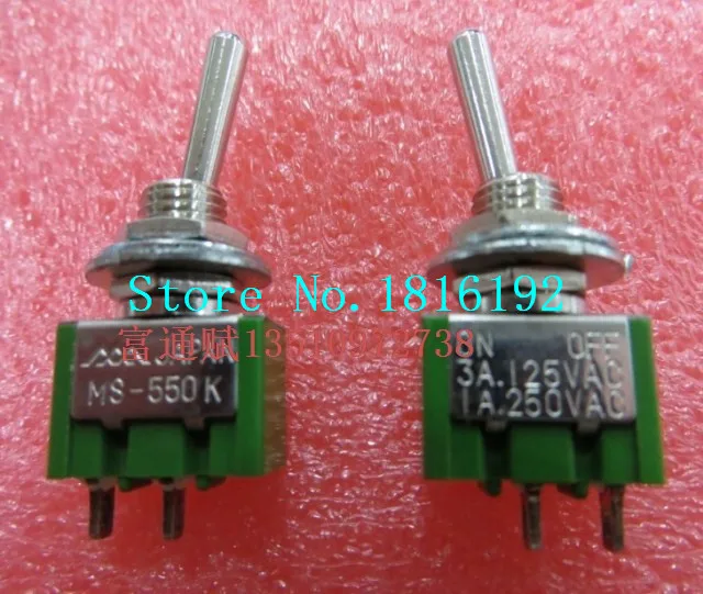 Japan imported three mountain MS 550K kink switch toggle switch two