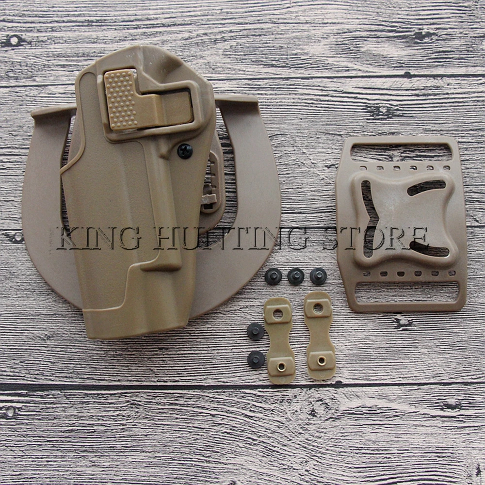 

Blackhawk Serpa CQC Black Matte Gun Holster Active Retention Left Handed Lock Pistol Holster for Colt 1911