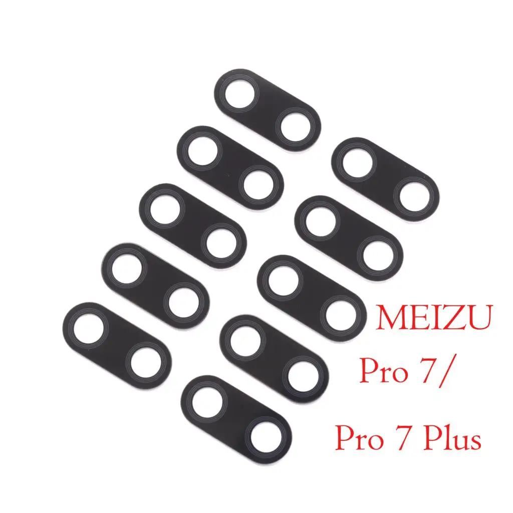 

2x glass rear back camera glass lens for MEIZU Pro 7 ,Pro7 Plus with Self-adhesive glue sticker