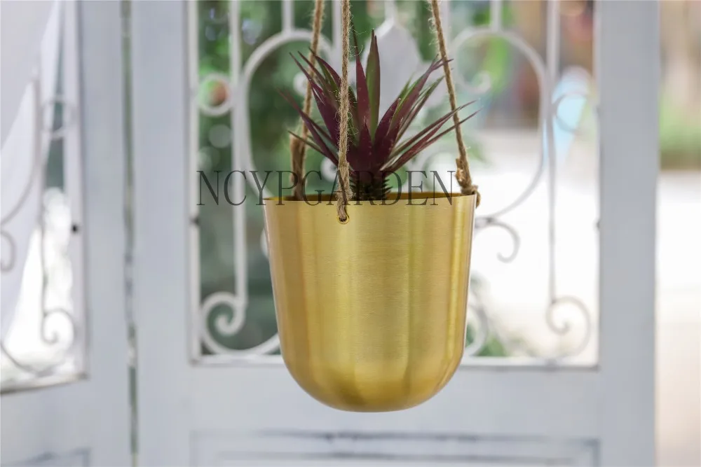 Hanging Metal Flower pot Planter European American style Succulents Bonsai