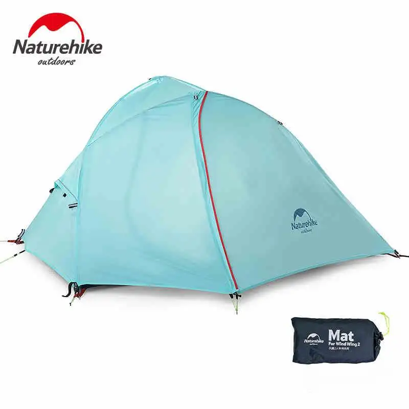 

Naturehike 1 2 Person 20D Silicone Coating Waterproof Double Layer Outdoor Tent Ultralight Single Backpacking Tents PU4000mm