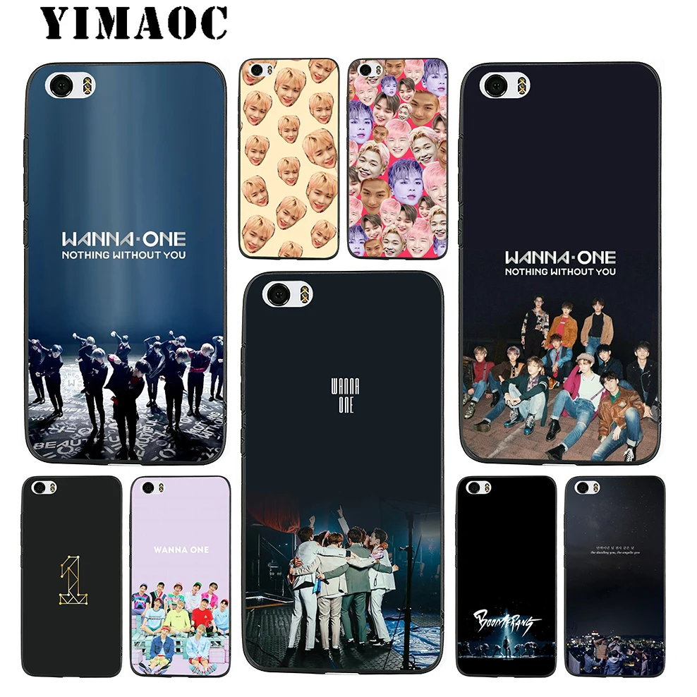 Мягкий силиконовый чехол YIMAOC Wanna One K pop Bands для Xiaomi Redmi Note 9 Mi 8 Se 7 6 6A A1 A2 4X 4A 5A 5 MAX 3 MiA1 |