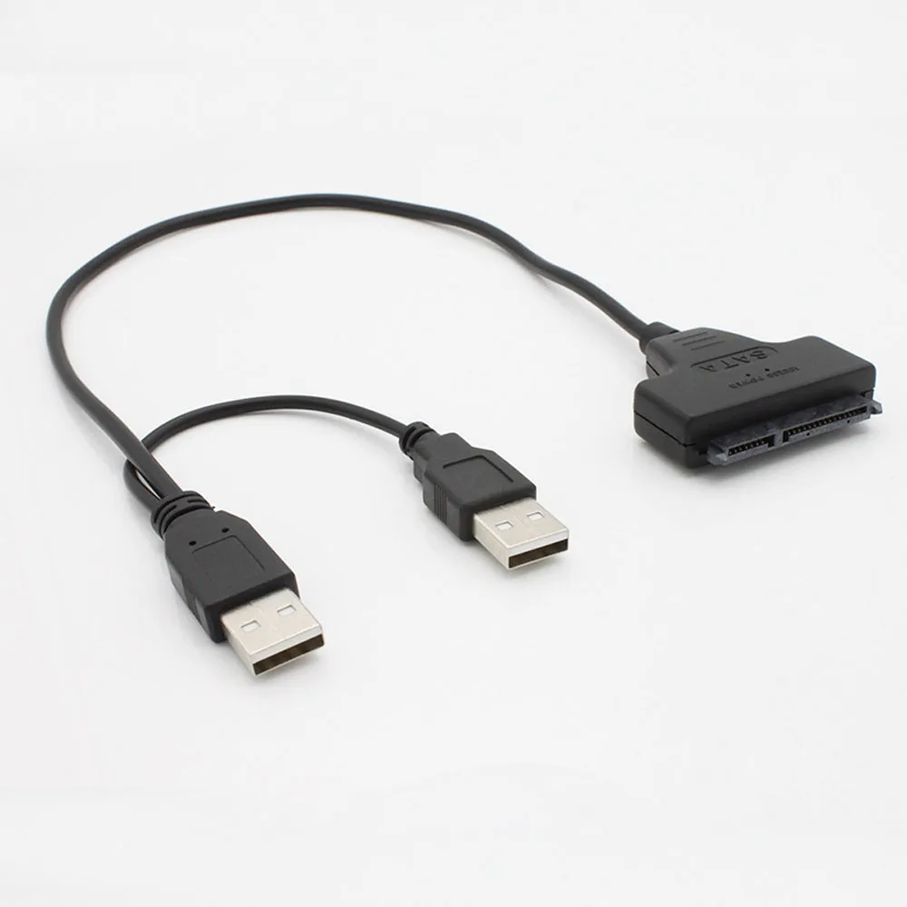 1 шт. свинцовый кабель Компьютерные разъемы HDD SSD адаптер USB на SATA конвертер 7 + 22 Pin 2