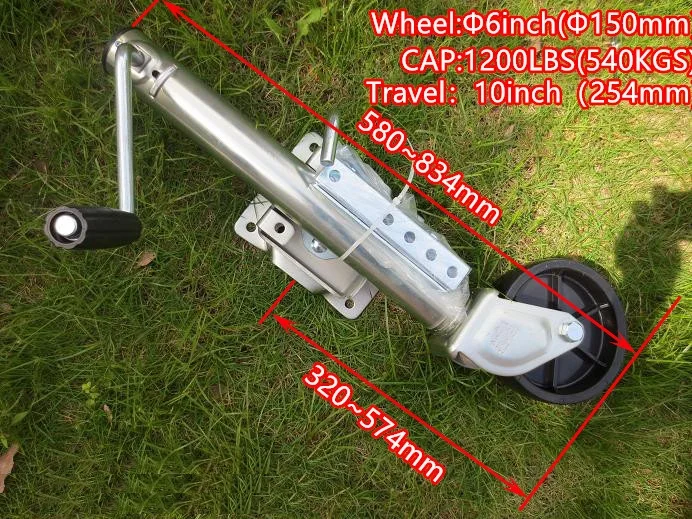 

Trailer jack jockey wheel trailer parts 6inch wheel