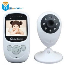 Baby Monitor LCD Audio Video Radio Walkie Talkie Inalámbrica Niñera Música De Intercomunicación IR 24 h Cámara de Bebé Portátil Bebé Bebé DouWin