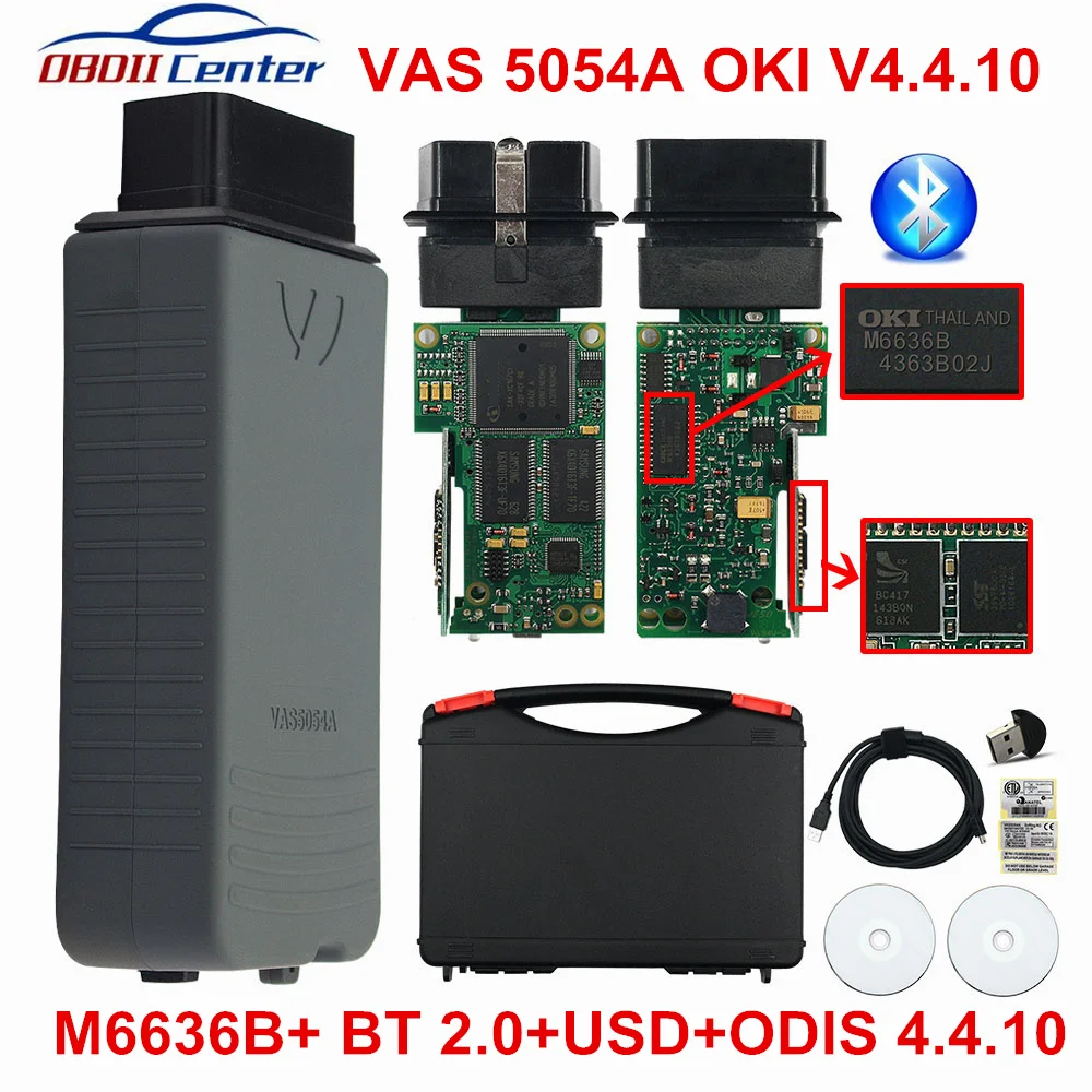 

Qualified ODIS VAS 5054A V4.4.10 OKI Full Chip Bluetooth VAS5054A Diagnostic Tool VAS 5054 ODIS 4.4.1 Update of V4.4.3 Scanner