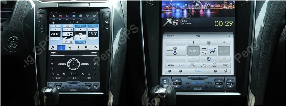 Android 8,1 автомобильное радио gps навигация для Explorer 2011- Tesla вертикальный 12," экран dvd-плеер 4K блок