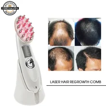 Hottest Anti Hair Loss Comb RF EMS Nurse LED Photon Laser Stimulate Hair Regrowth Brush Head Scalp Repair Hair Massager Hottest Anti Hair Loss Comb RF EMS Nurse LED Photon Laser Stimulate Hair Regrowth Brush Head Scalp Repair Hair Massager