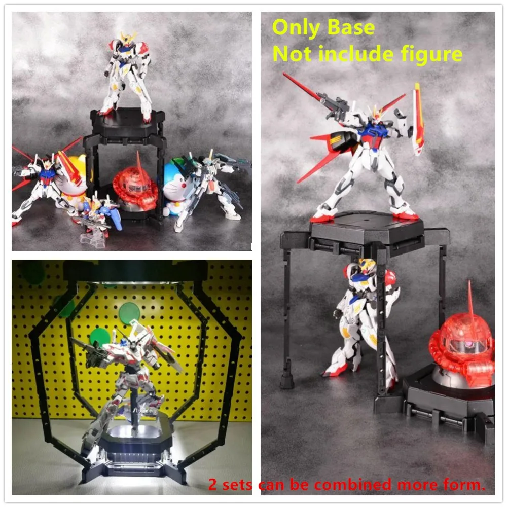 

Anubis Mechanical model display finishing method Base for Bandai 1/144 HG RG SD Gundam option LED DA009
