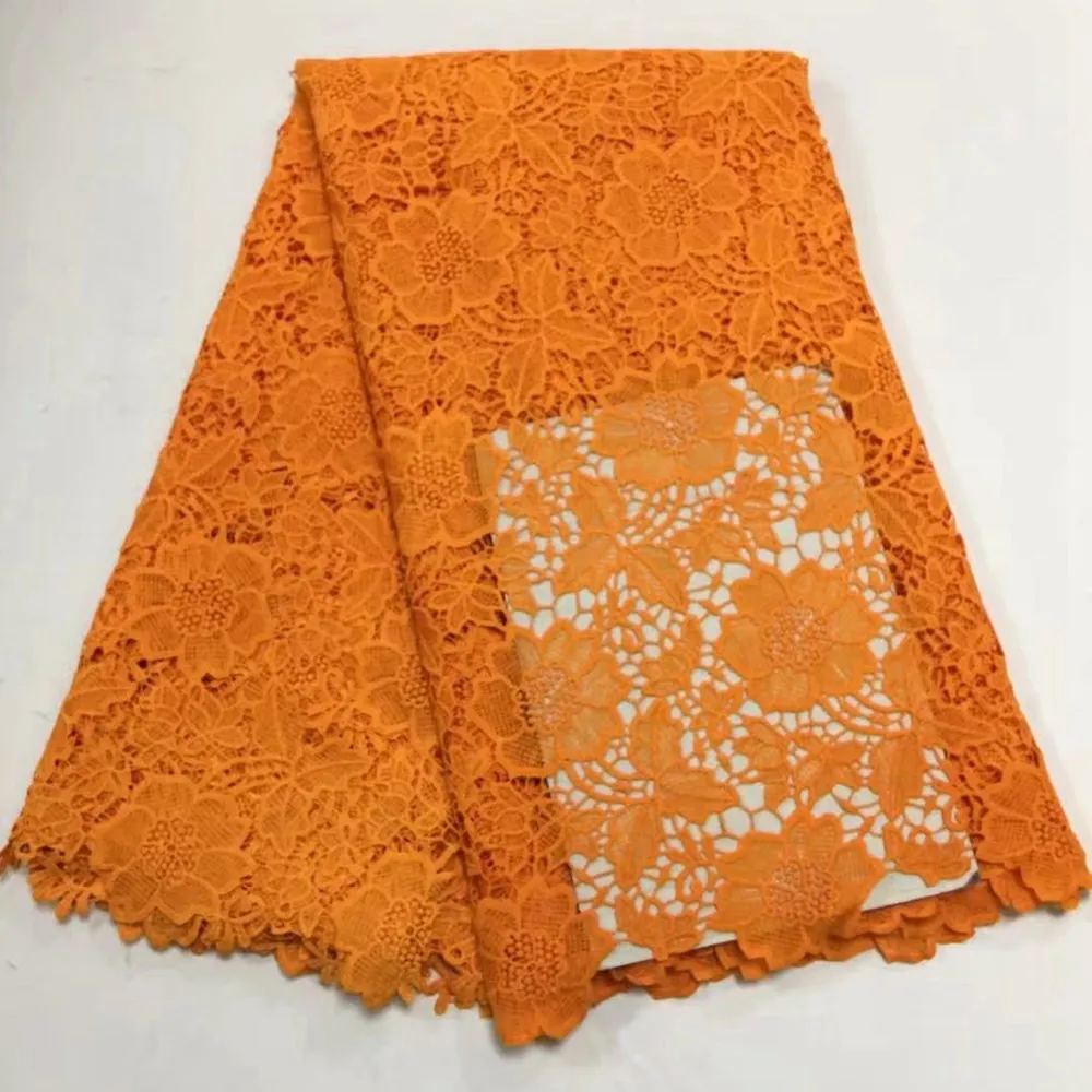 

High Quality 2018 Embroidery Nigerian Lace Fabrics Cord African Lace Fabric for Dress Cotton Silk French Lace Fabric B38011201S