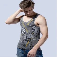 Летний мужской жилет из ледяного шелка дышащий Круглый Воротник спортивный Камуфляжный принт круглый воротник жилет