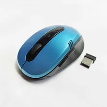 Тонкий 2,4 ГГц Беспроводная оптическая мышь беспроводные мыши USB 2,0 приемник для портативных ПК