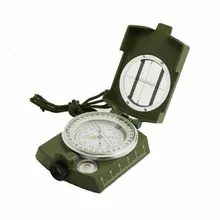 Компас для путешествий на открытом воздухе, точный компас, игольчатый измеритель уровня, светящееся увеличительное стекло