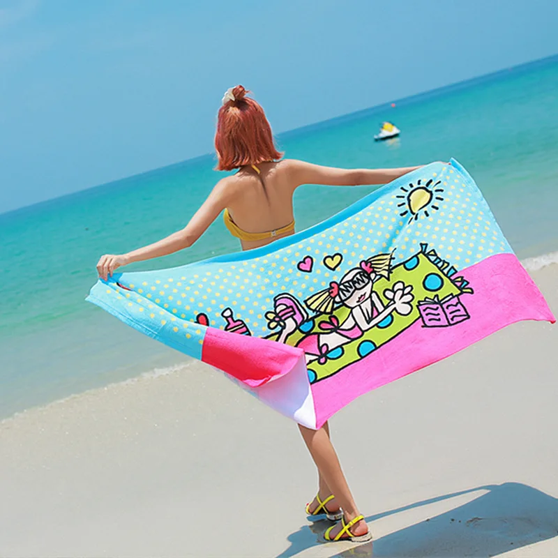 1Piece 150x70CM Microfiber Beach Towel Summer Holiday Large Yoga Mats