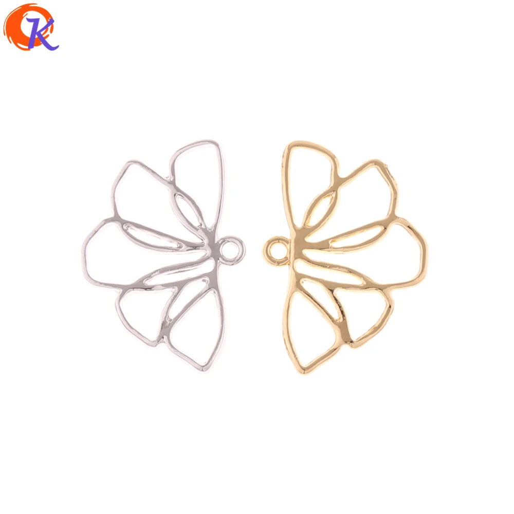 

Cordial Design 100Pcs 25*18MM Jewelry Accessories/Earring Connectors/Flower Shape/DIY Jewelry Making/Hand Made/Earring Findings