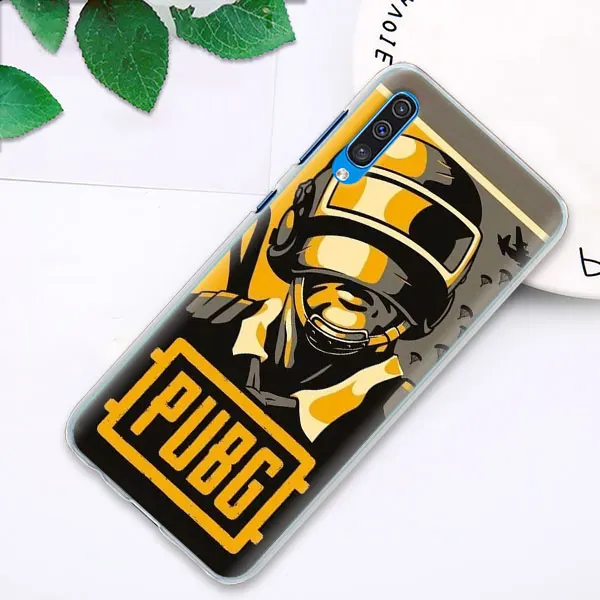 Pubg телефон чехол s для samsung Galaxy A30 A50 A70 A80 A6 A8+ A7 A9 M10 M30 ПК Жесткий Чехол Крышка - Цвет: 13