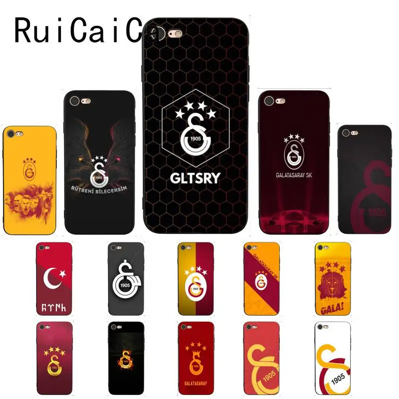 Ruicaica Турция Galatasaray черный мягкий чехол для телефона iPhone 5 5Sx 6 7 plus 8 Plus X XS MAX XR 10 Чехол
