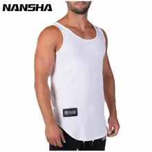 Летняя Модная брендовая мужская майка для бодибилдинга, спортивная одежда с круглым вырезом, Облегающая майка для фитнеса, мужская майка без рукавов