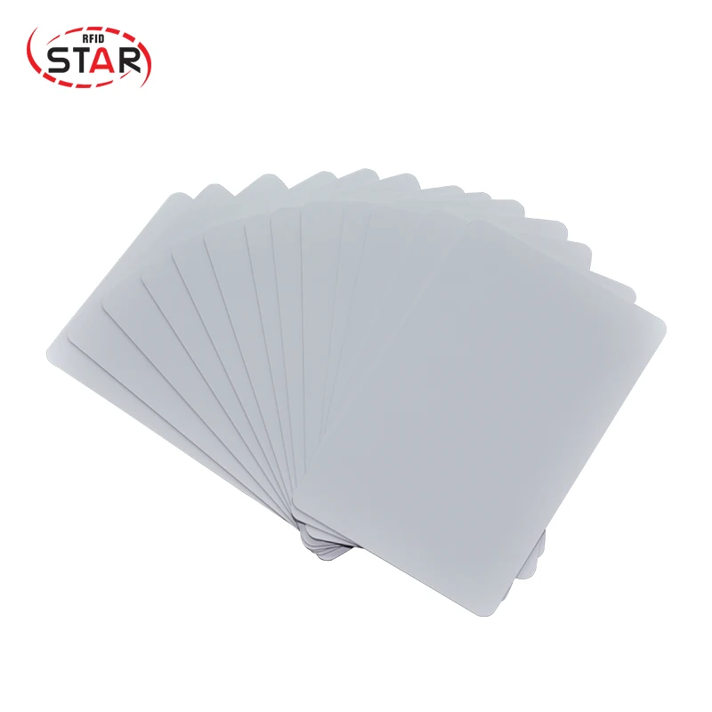 

MFS50 compatible Chip 13.56mhz access control PVC Plastic Blank rfid card 100 pcs