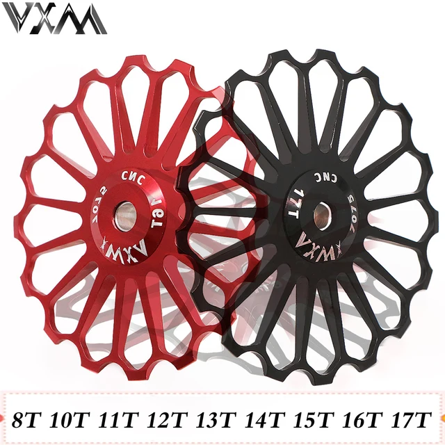 Bicycle Alloy Derailleur Ceramic Rear Derailleur 8T Guide Bearing Jockey Wheel