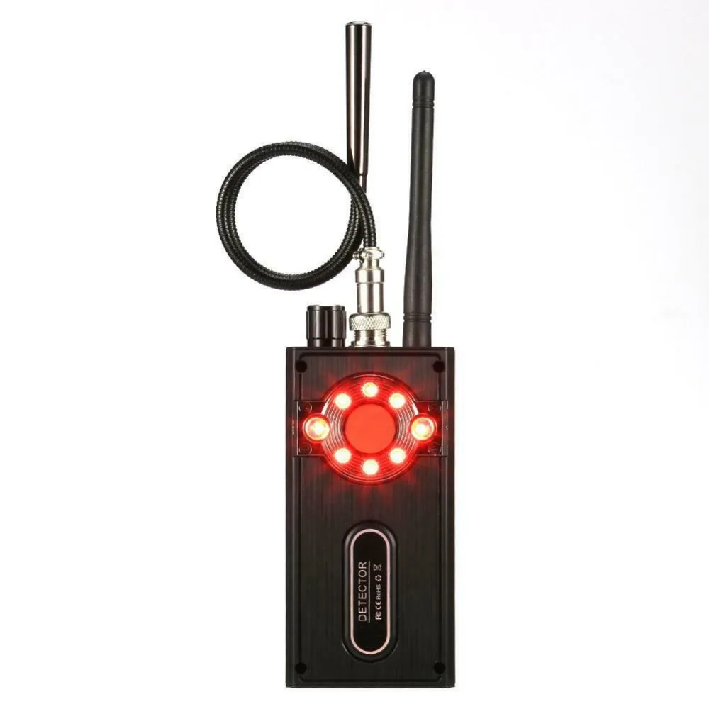K68 Многофункциональный Анти-шпионский детектор камера GSM аудио ошибка искатель gps сигнал объектив RF трекер Обнаружение беспроводной продукции полный спектр
