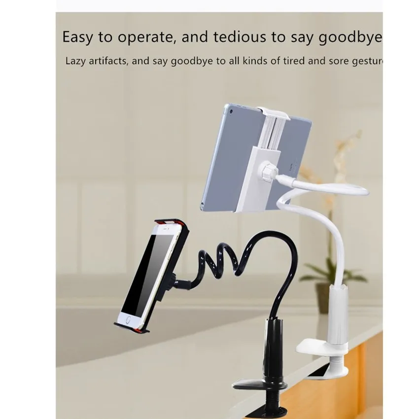 

Tablet support 360 Degree Roating Flexible Phone Holder Stand For Mobile Long Arm Holder Bracket Support For Bed Desktop Tablet