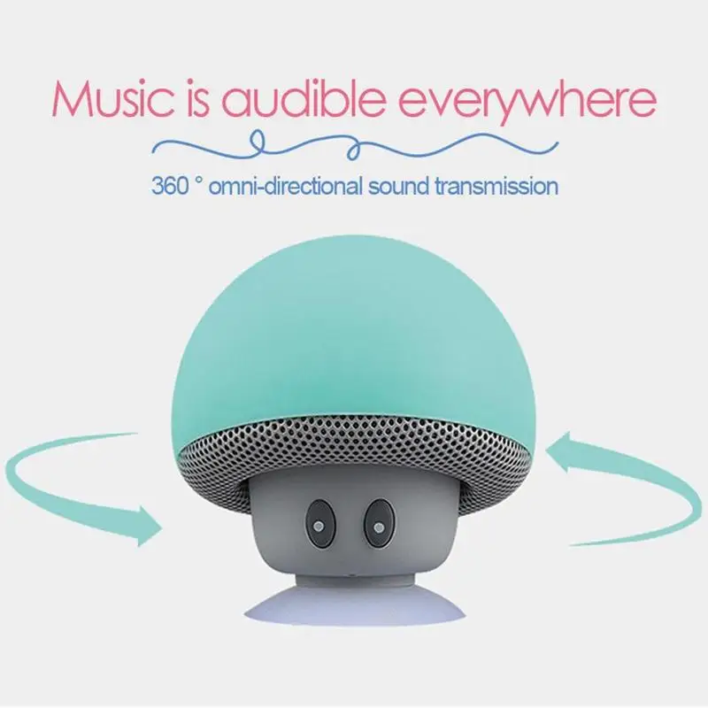 

Cartoon Bluetooth Speakers Mini Mushroom Shape Bluetooth Speakers Waterproof Wireless Speakers