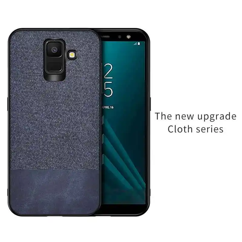 Samsung Galaxy A6 (Plus) 2018 Cloth PC+TPU Stitching case color_1