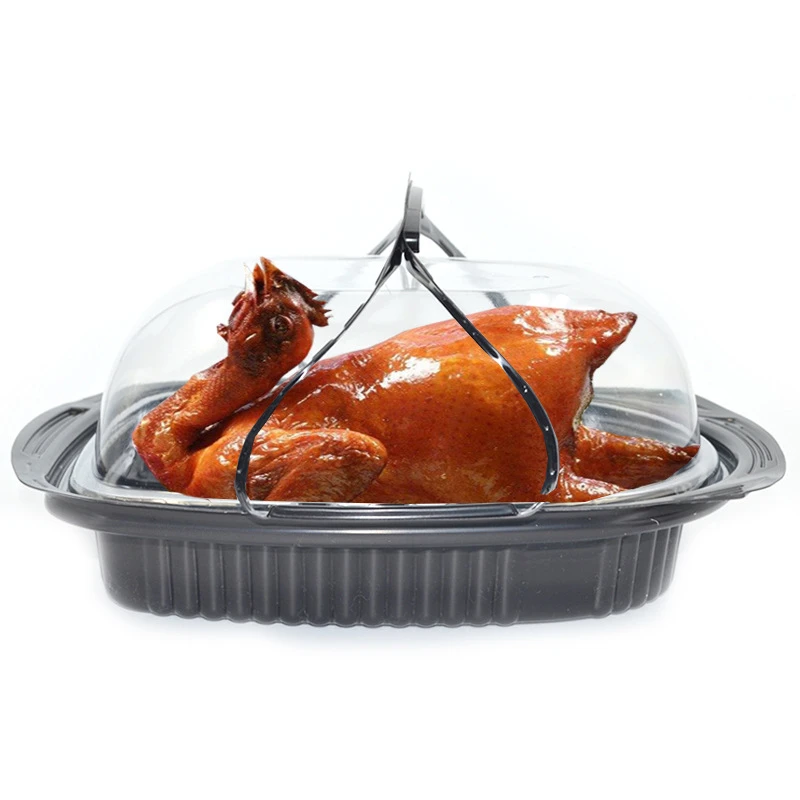 Disposable Plastic Turkey Box Food Grade PP Take out Packing Tools