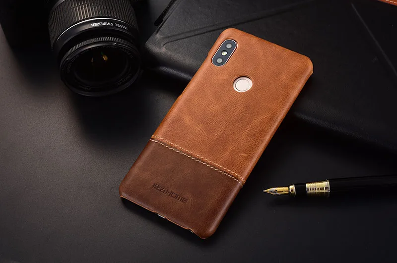 Xiaomi Redmi Note 6 Чехол note6 глобальная Версия задняя крышка из натуральной кожи задний