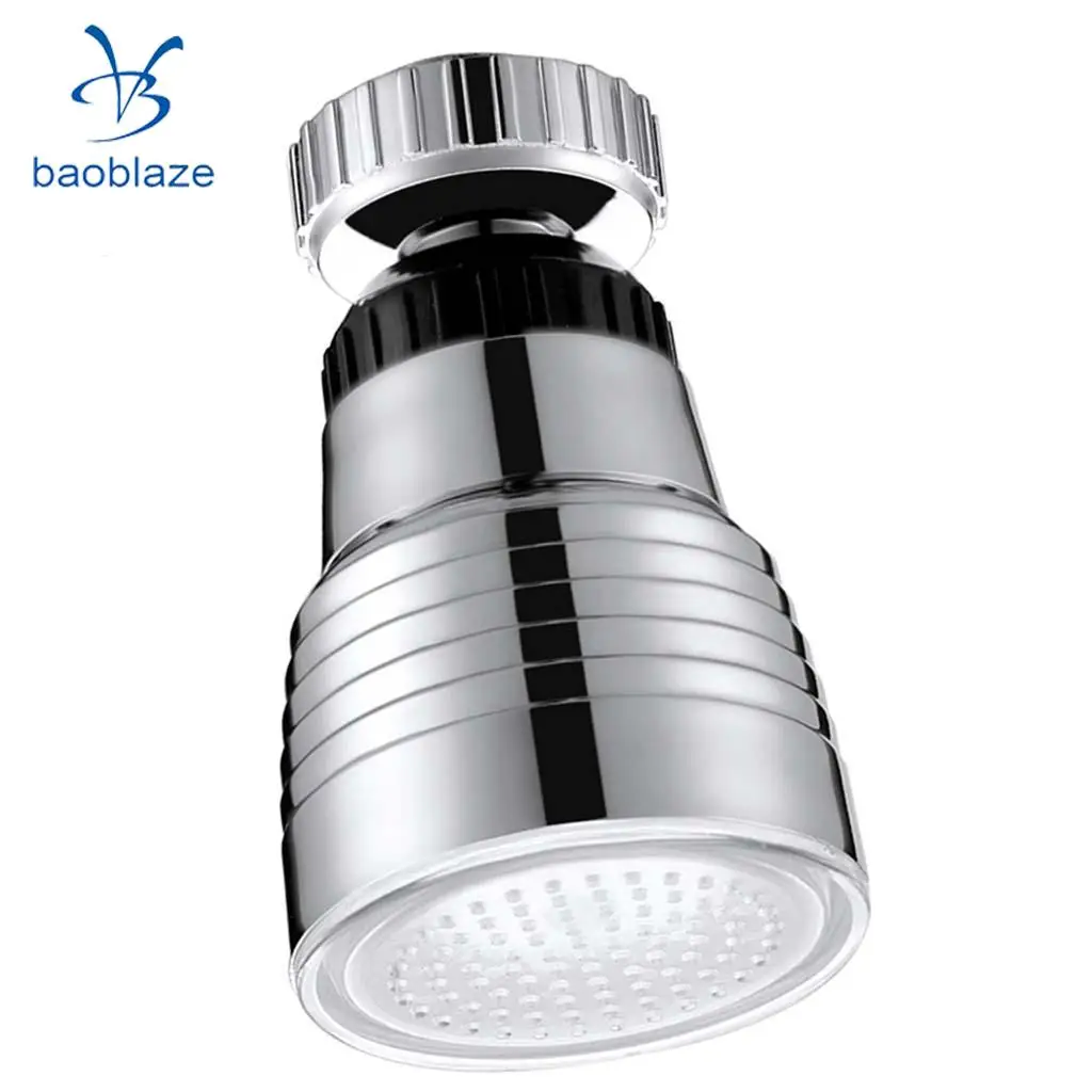 Baoblaze LED Water Faucet Color Changing Swivel Spout Tap Kitchen Decoration 1 Color