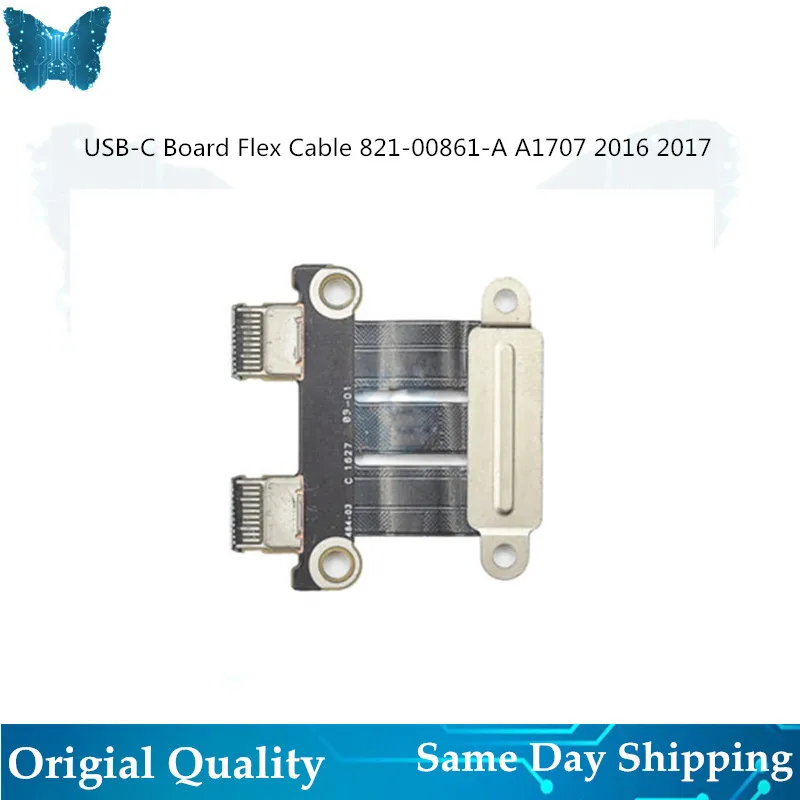 NEW I//O USB-C Board Flex Cable 821-00861-A for Macbook Pro 15/" A1707 2016 2017