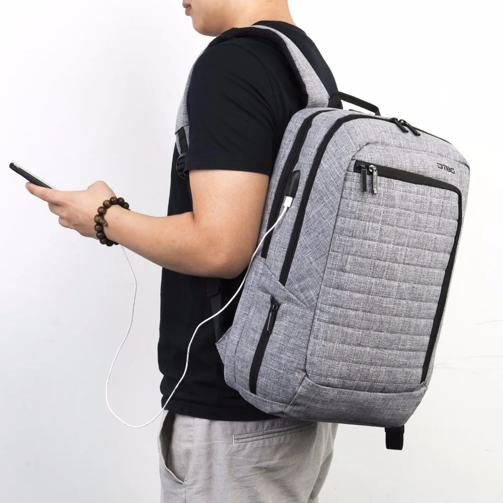 

DTBG Brand Smart School Bags Teens Grid Large Capacity Anti Thief Laptop Backpacks Men Women Travel Mochilas Waterproof Rucksack
