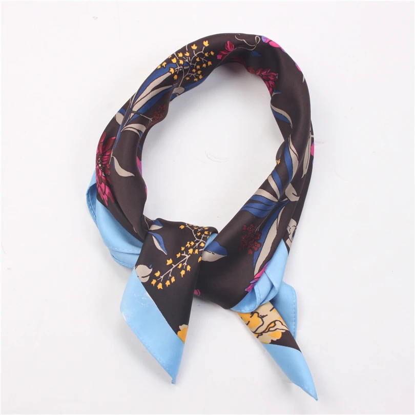 Neckerchief Square Scarf For Women Bandana 2019 Spring Polyester Floral Paisley Headband Female Hair Neck Scarf Handkerchief Neckerchief Square Scarf For Women Bandana 2019 Spring Polyester Floral Paisley Headband Female Hair Neck Scarf Handkerchief