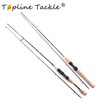 

Topline Tackle 100% Carbon Fiber Rod Spinning Fishing Rods Casting Travel Rod 2 Sections Fast Action Fishing Lure Rod