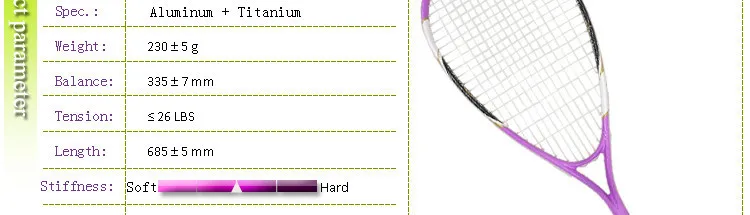 1 шт. FANGCAN высокого качества сквош ракетки фиолетовый цвет композитного материала ракетки для сквоша
