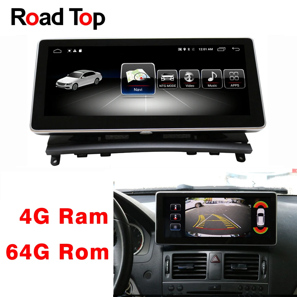 Cheap Android 8.1 Octa 8-Core 4+64G Car Radio GPS Navigation Bluetooth WiFi Head Unit Screen for Mercedes Benz C Class W204 2008-2010 0 Cheap Android 8.1 Octa 8-Core 4+64G Car Radio GPS Navigation Bluetooth WiFi Head Unit Screen for Mercedes Benz C Class W204 2008-2010 0