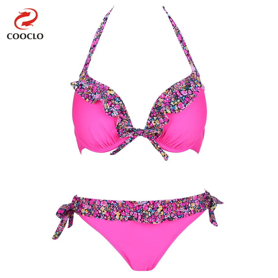 

COOCLO Young Girl Bikini 2018 New Style Swimsuit Push up Swimwear Women Sexy Beach Wear Summer Bathing Suit Bazilian Bikinis Set