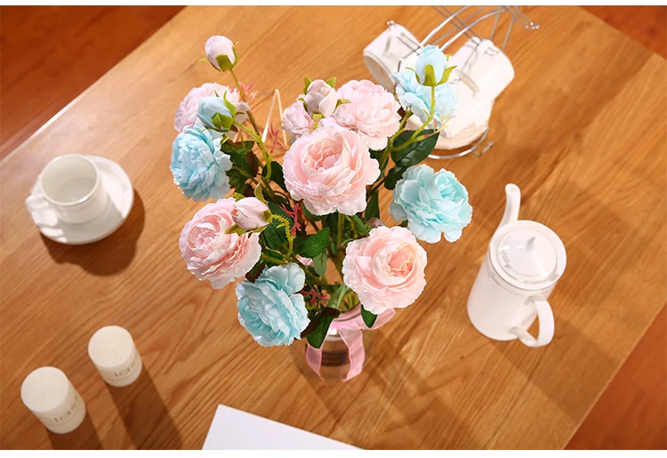 silk peonies artificial flower (8)