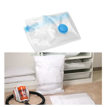 

Vacuum Bag Compressed travel Saving Space Bags Foldable Clothes Storage Organizer Package Transparent Border Home Organization