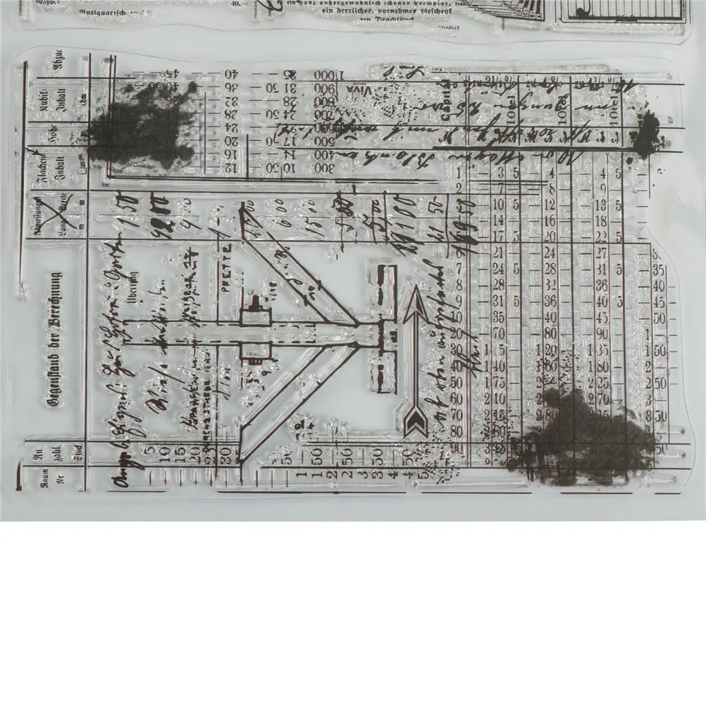 DIY ремесло силиконовые винтажные тиснильные уплотнения бесцветный прозрачный держатель карт делая штампы Лист Трафарет