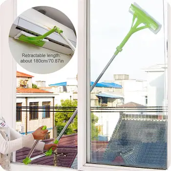 

Multifunction Retractable Double-sided Window Cleaner Household Cleaning Tool Easy Glass Double-sided Cleaning