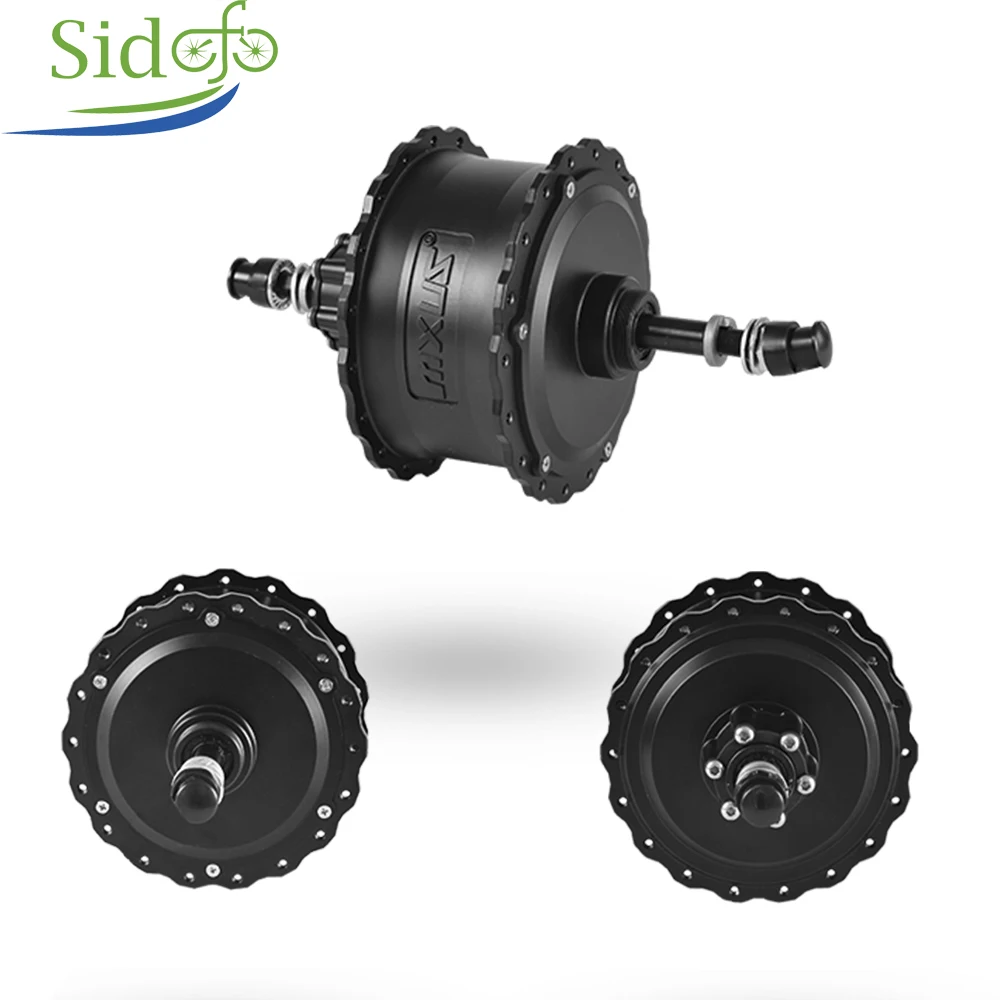 Sale Snowmobile Conversion kit 1500W 48V Gear Brushless Hub Motor Electric cycling bicycle rear wheel motor for 20 26 inch fat bike 3