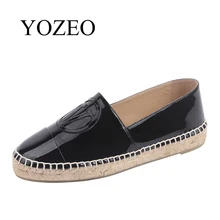 

Fisherman Shoes Woman YOZEO 2018 New Fashion Valentine Gift Casual Comfortable Lady Loafer Genuine Cow Leather Flat Single Shoes