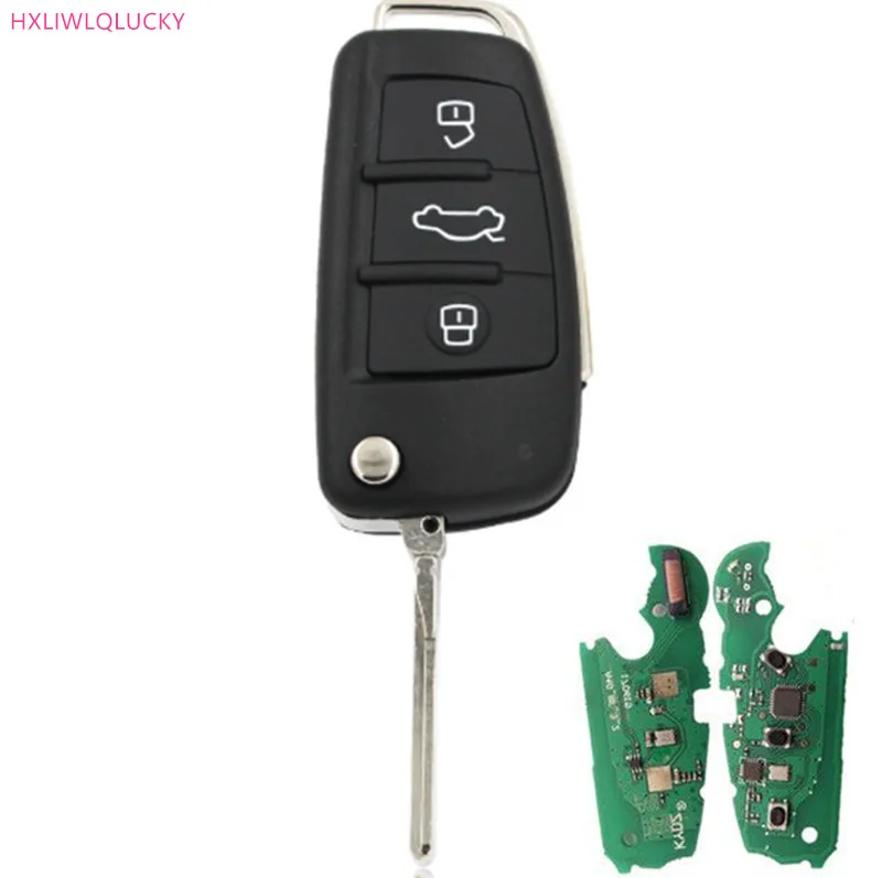 

Wilongda Auto Smart Key 3 Button 434mhz 8e Chip for audi A6 Q7 car key