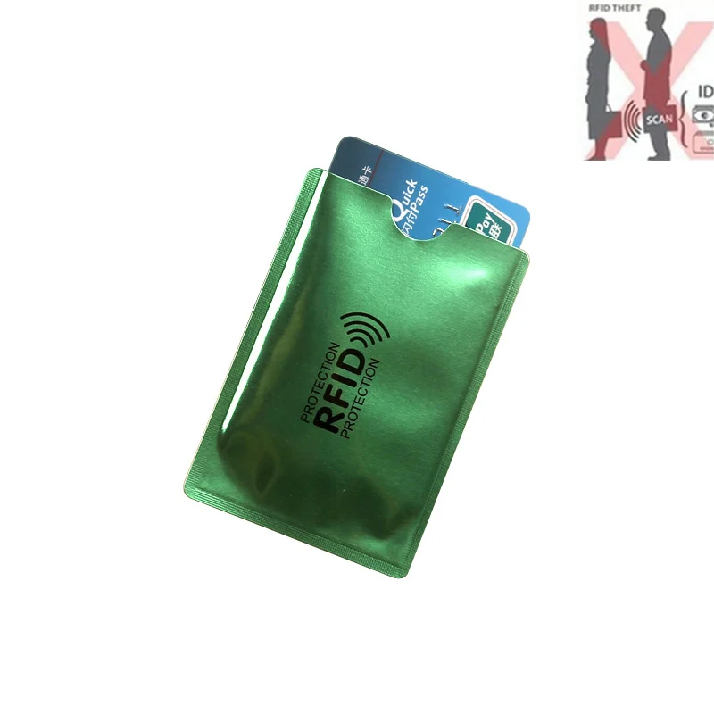 anti rfid card holder card id holders Protector NFC Contactless Signal Blocker - Цвет: 05