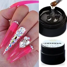 1 Piece 8ml UV Acrylic Nail Glue for Rhinestones False Nail Art Tips Clear Point Drill Gel Decoration Adhesive