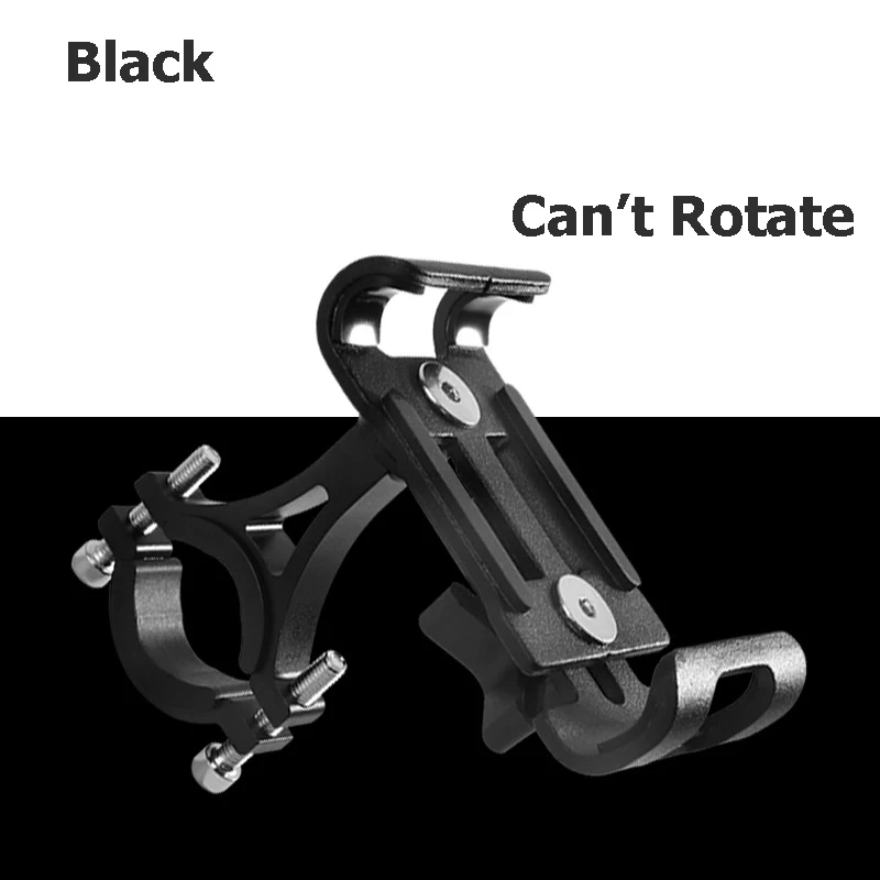 Bicycle Phone Holder Aluminum Alloy 3.5-6.5inch Cell Phone Motorcycle Clip Universal Handlebar Stand Mount GPS Bracket PA0123 (6)